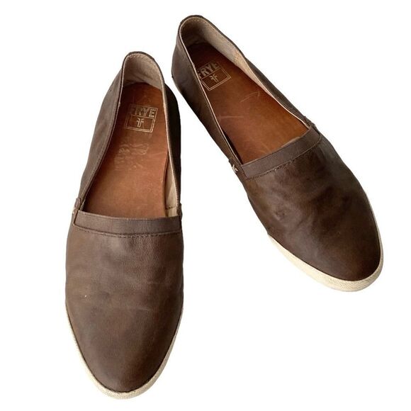 Frye Melanie Slip On Shoes Crafted from Premium Leather in Size 8M - Picture 3 of 16
